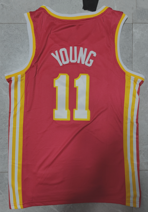 2023-24 New Top Stitched Cheap Black Basketball Jerseys Atlanta 11 Trae Young