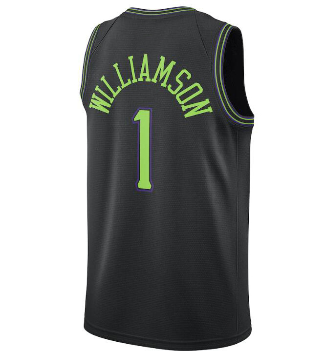 2023 2024 New Orleans Printed or Stitched 1 Zion Williamson 3 CJ McCollum 5 Herbert Jones 14 Brandon Ingram Basketball Jersey