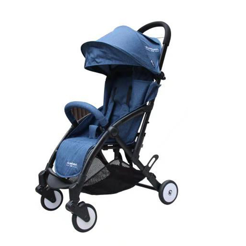 Fashion Boutique Foldable Portable Baby Stroller Multi-Function Cartoon Baby Stroller Simple Design All Seasons