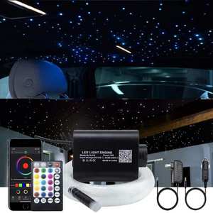 20W RGBW twinkle fiber optic ceiling lights star kit for car home starlight headliner with APP LED light engine source