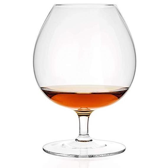 large capacity premium clear crystal whiskey glass brandy snifter