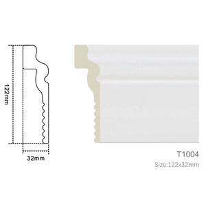 Plastic Skirting Board Polystyrene Boards Manufacturer Baseboard Molding For Wall Corner Ps Skirting