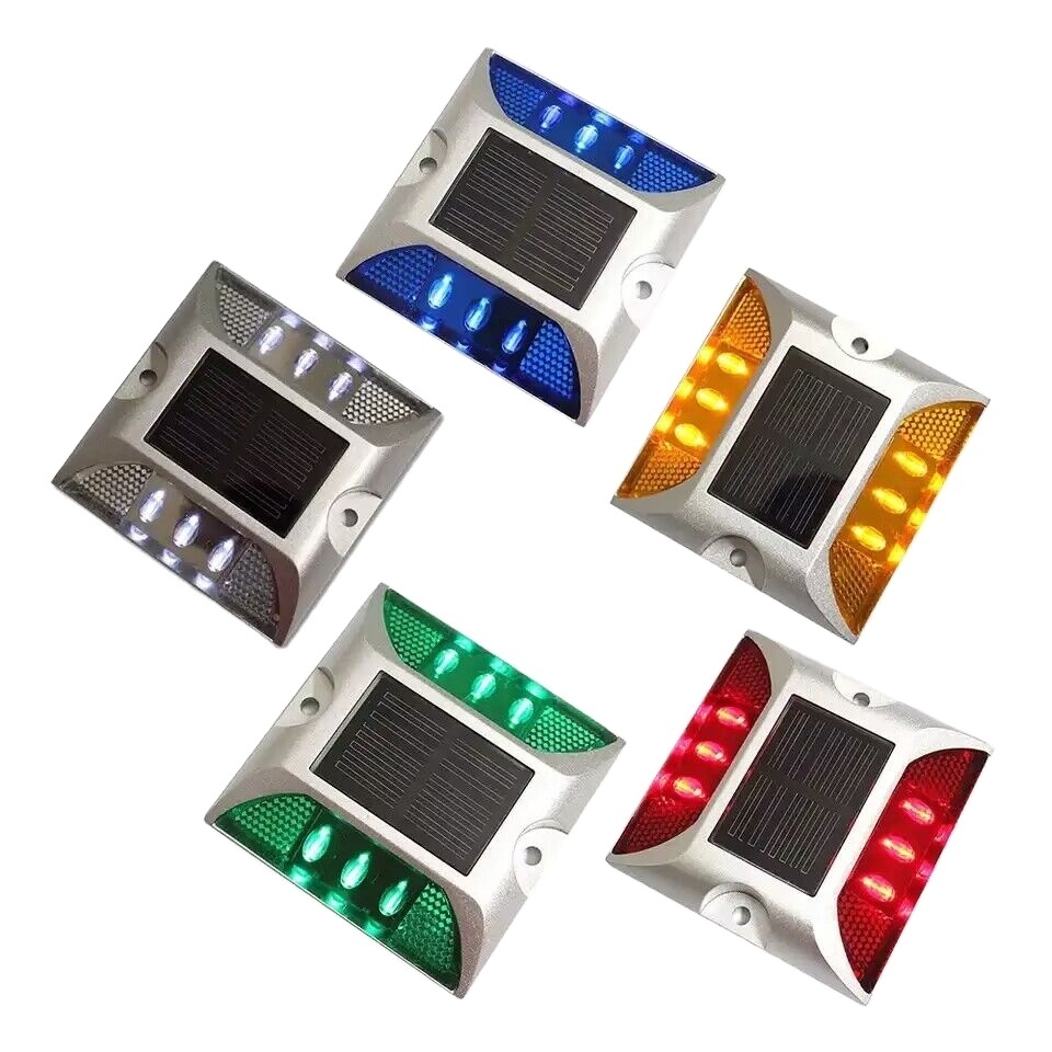 Low priced Ip68 flashing traffic sign light/reflective aluminum Led cat eye solar road studs with high brightness