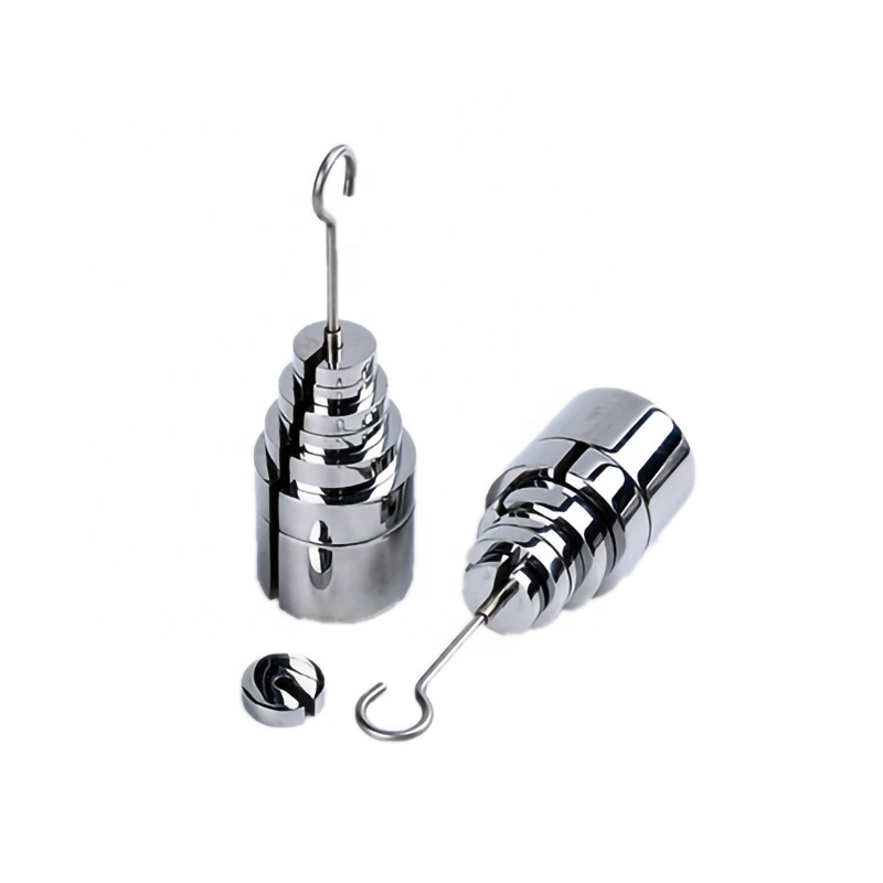 M1 1g 2g 5g 10g 20g 50g 100g 200g500g  Stainless Steel Calibration 1kg 2kg 5kg 10kg 20kg Laboratory Mass Slotted Weight Set