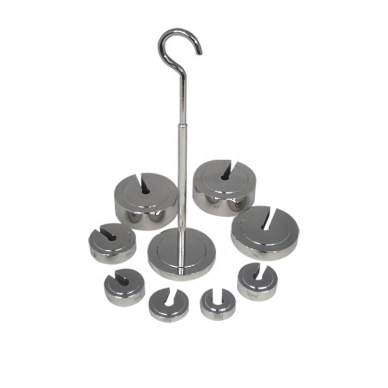 M1 1g 2g 5g 10g 20g 50g 100g 200g500g  Stainless Steel Calibration 1kg 2kg 5kg 10kg 20kg Laboratory Mass Slotted Weight Set