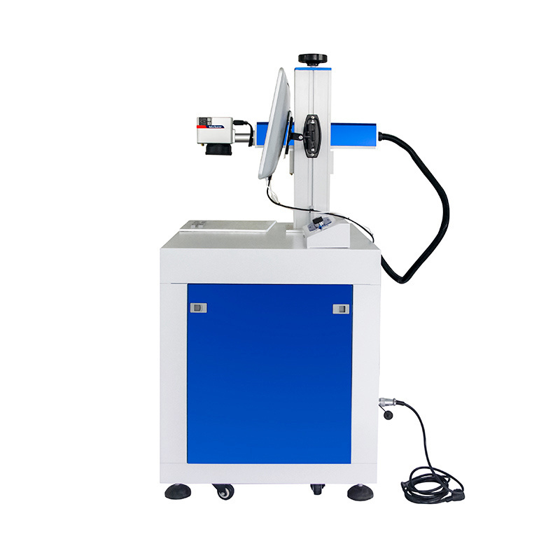 Free Optic Uv Flying Jeans Whisker Compact Fiber Laser Marking Machine For Metals And Non-Metals