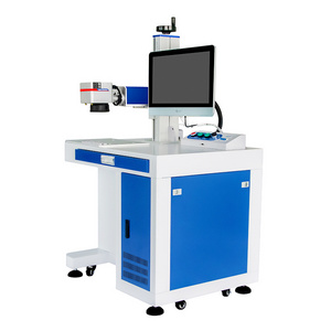 Free Optic Uv Flying Jeans Whisker Compact Fiber Laser Marking Machine For Metals And Non-Metals