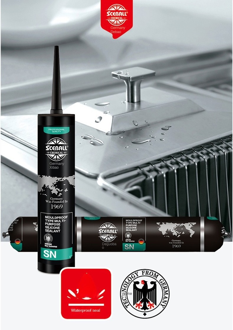 Waterproofing of building concrete joints with acrylic silicone structural sealant