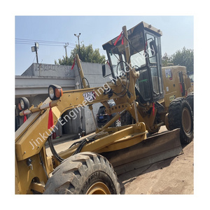 Japan imported CAT 140K used hydraulic tire type car grader sales of cheap distribution