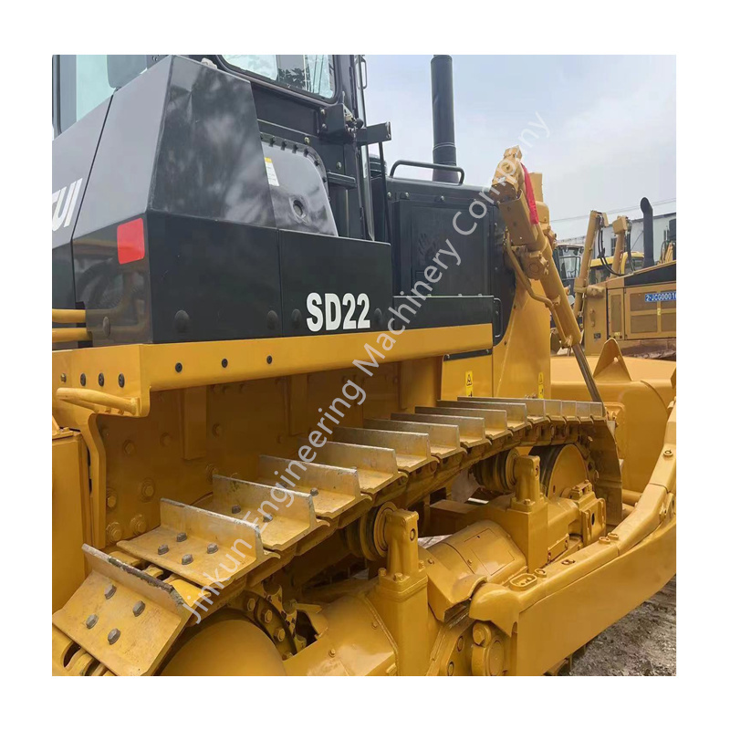 Factory price  Used  Shantui sd22 bulldozer winch  used 220 crawler  dozer  Shantui  bulldozer sd22 for sale