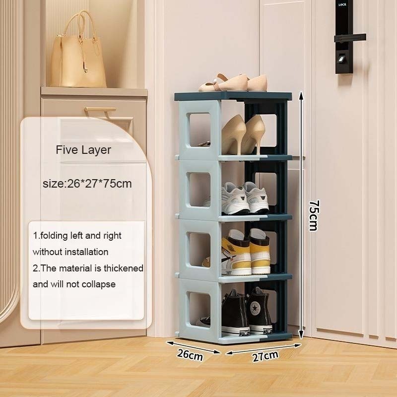 Portable shoe rack storage organiser hot shoe rack cabinet foldable simple plastic shoe rack