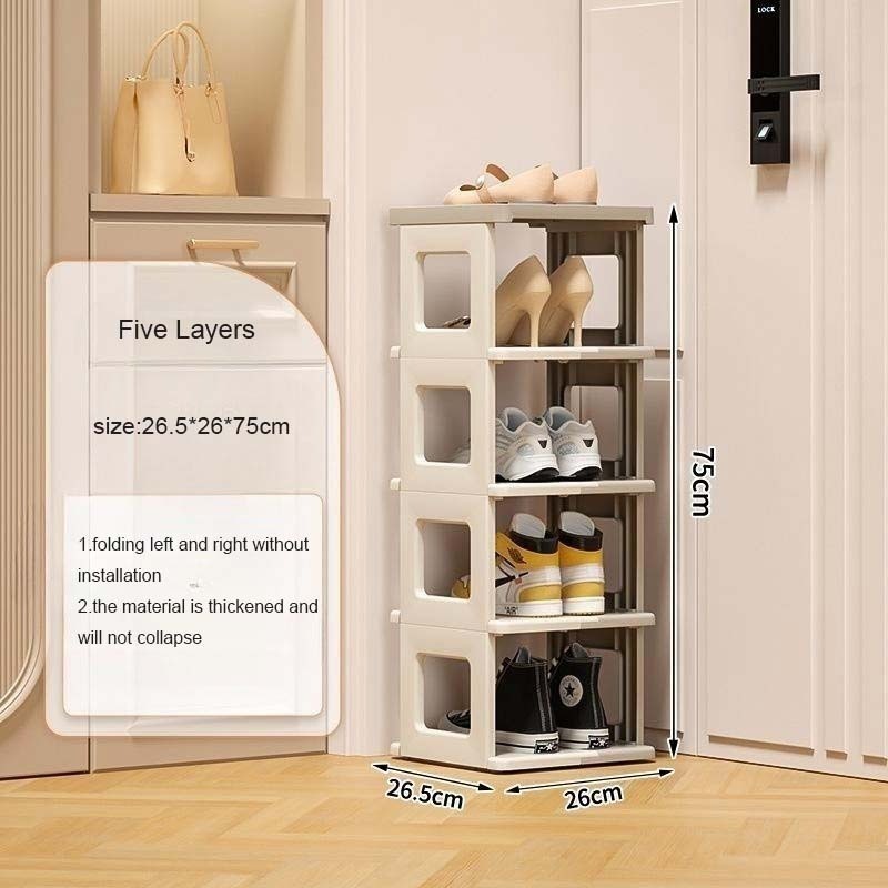 Portable shoe rack storage organiser hot shoe rack cabinet foldable simple plastic shoe rack