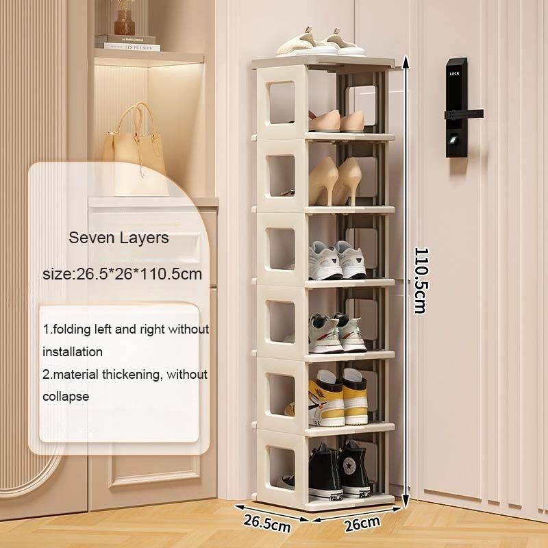 Portable shoe rack storage organiser hot shoe rack cabinet foldable simple plastic shoe rack