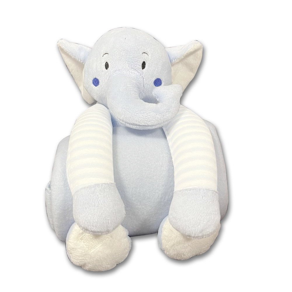 Plush Toy with Polar Fleece Blanket  Elephant Monkey Bear Cow