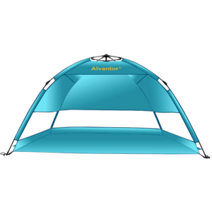 Beach Umbrella Tent Automatic Pop Up Sun Shelter Camping Hiking Canopy Tent