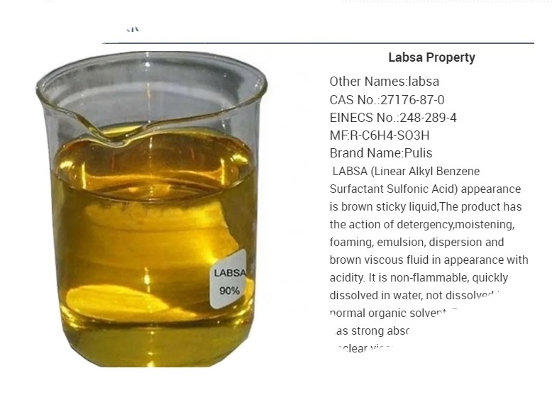 Cheap Price DBSA linear alkyl benzene sulphonic acid /acid slurry labsa CAS 27176-87-0