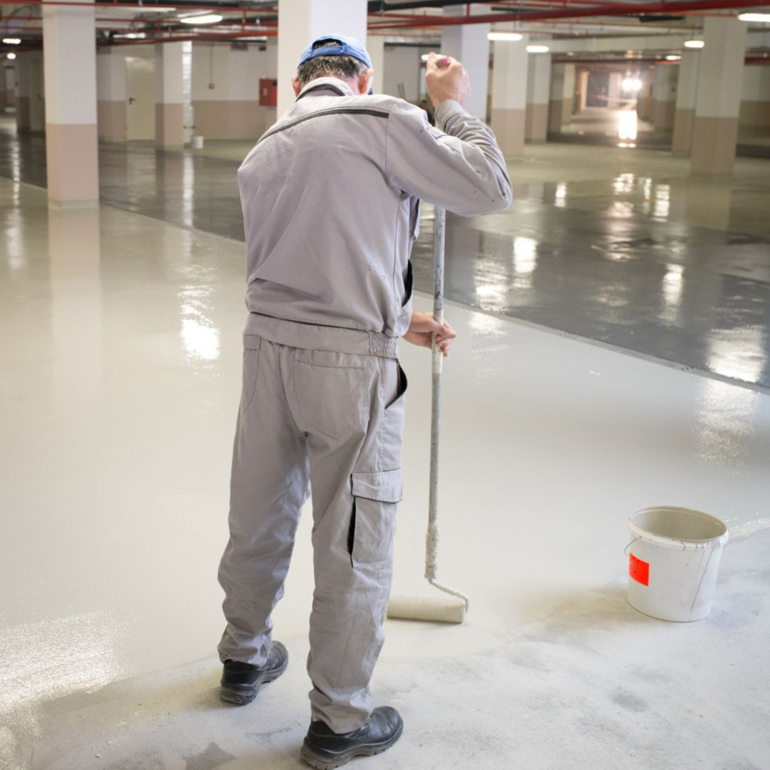 Polyurea Resin Floor Coating Industrial Paint Polyaspartic Garage Flooring