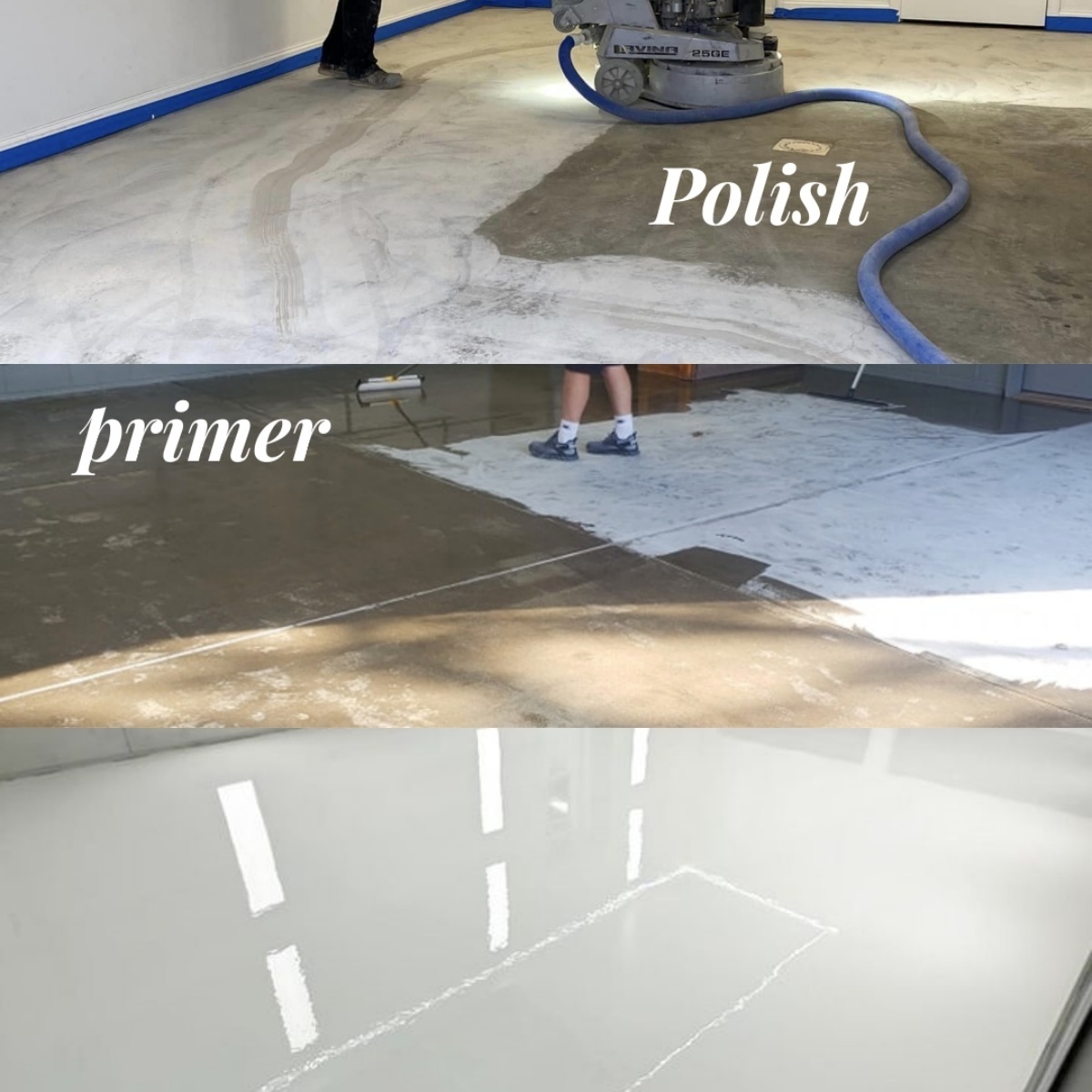 Garage Floor Coating Polyaspartic Resin Flake Flooring Surface Paving Glue