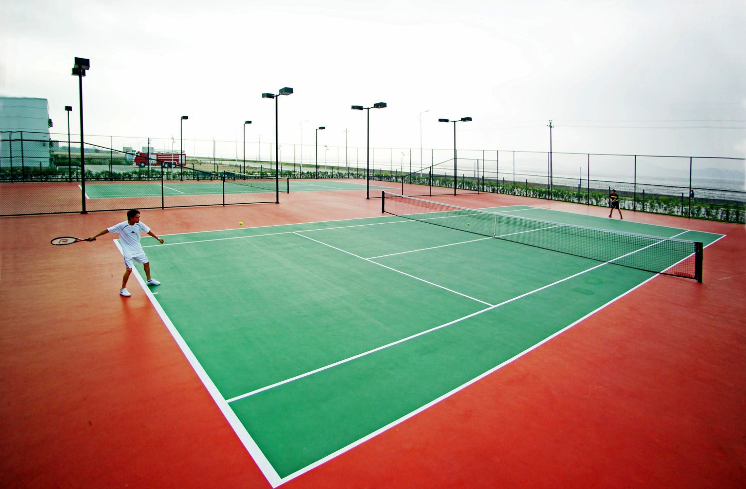 synthetic badminton court floor/basketball court flooring cost/rubber flooring mats