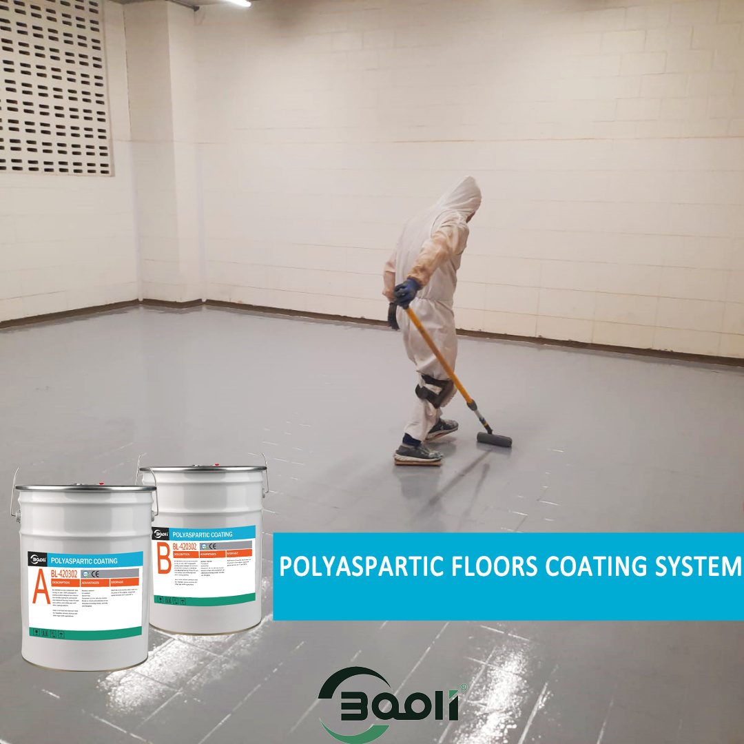 Polyurea Resin Floor Coating Industrial Paint Polyaspartic Garage Flooring