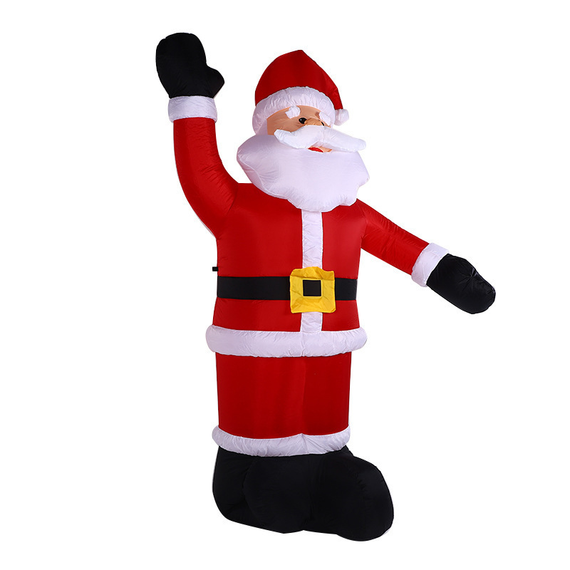 6ft 8ft Inflatable Christmas Santa Claus Garden Lawn Yard Indoor Outdoor Decoration