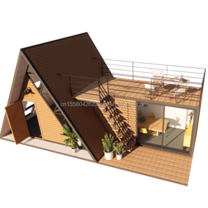 Triangle Shape Structure Small Cabin /Tiny House/ Triangle House A Frame House Kit For living