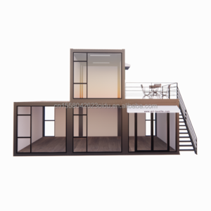 Luxury 40ft homes pack shipping prefabricated container prefab concrete houses