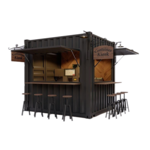 20ft bar fast food Mini Popup Shop Mobile Container Coffee Bar Houses  Cafe Shops 10ft container