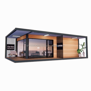 Container House Prefabricated Casas Wooden Glass  House 40ft Prefab Shipping Container Homes For Sale