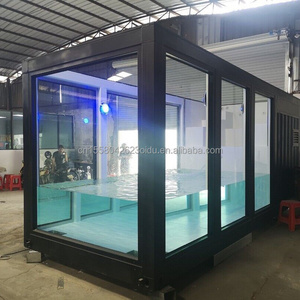 Custom Made Movable Prefab Modular Container Swimming Pool for garden