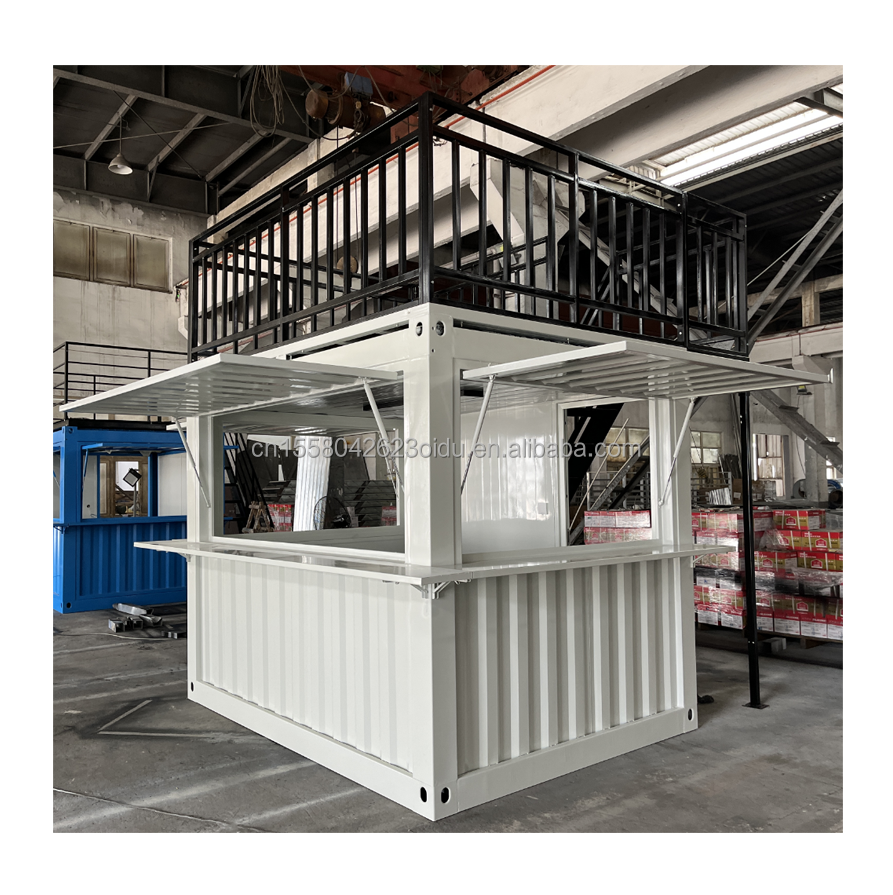 Australian Standards Customized mobile store pop-up coffee bar with 10 foot 20 foot mobile container for sale