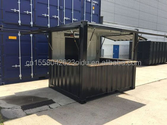 10ft  Mini Pop-up Shop Container Coffee Shop Bar Fast-food Restaurant Convenience Store Kiosk Booth