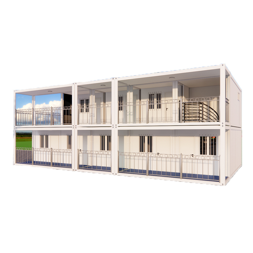 Low Cost Kit Homes Modular house container house steel frame camper Hotel Home box container Houses