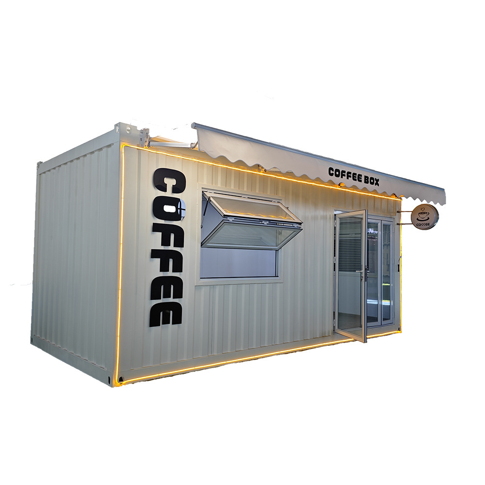 Shipping Container Manufacturer China Portable Movable Coffee Shop Cafe Bar Pop Up Container House