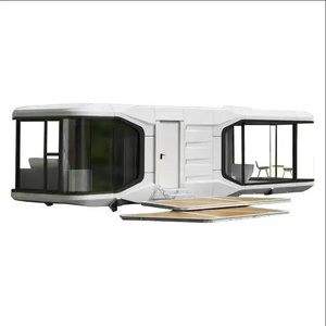 Prefab House Modern Capsule Cabin Hotel Container Home Sleep Pod Outdoor Mobile  capsule house commercial space airship pod