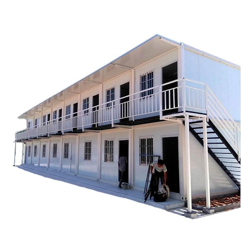 3 storey container house 20ft 40ft shipping portable capsule office moving glass home metal flat pack container house