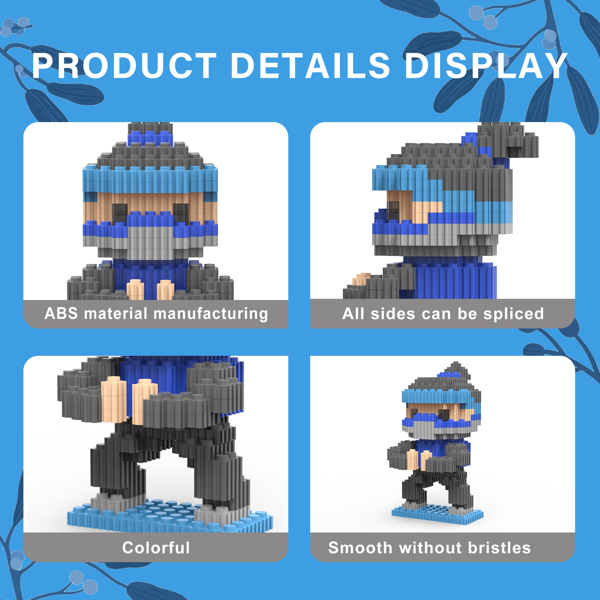 ninja Nano Blocks Toys Wholesalers 2024 Nano Blocks Set Blind box Bricks Cartoon Building Blocks Sets