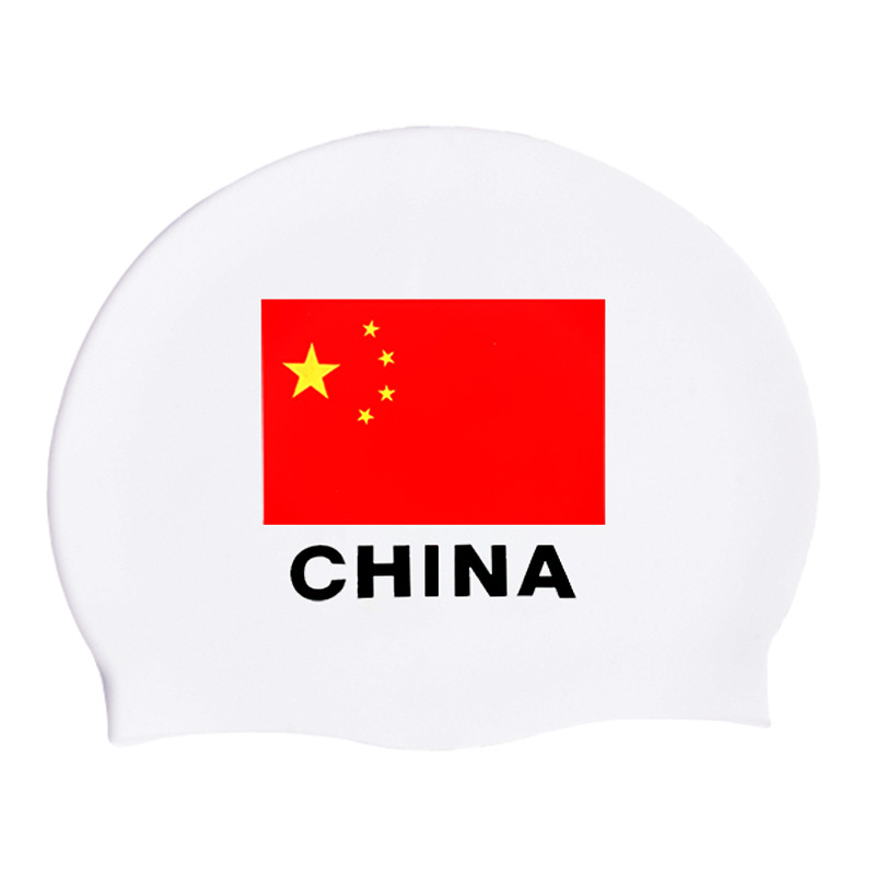 Sinodiving Brand Suitable Seamless Silicone Swimming Cap Fashionable Silicone Bathing Cap with Customized Logo