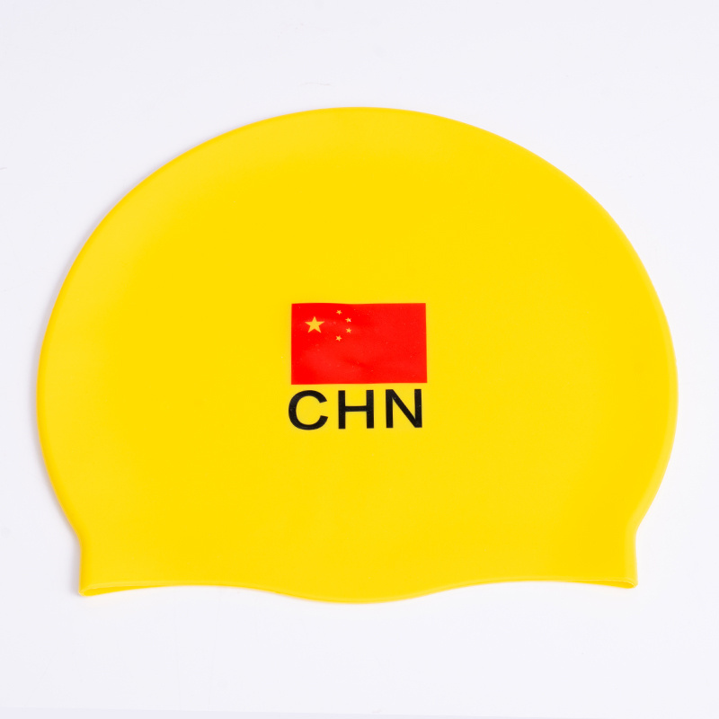 Sinodiving Brand Suitable Seamless Silicone Swimming Cap Fashionable Silicone Bathing Cap with Customized Logo