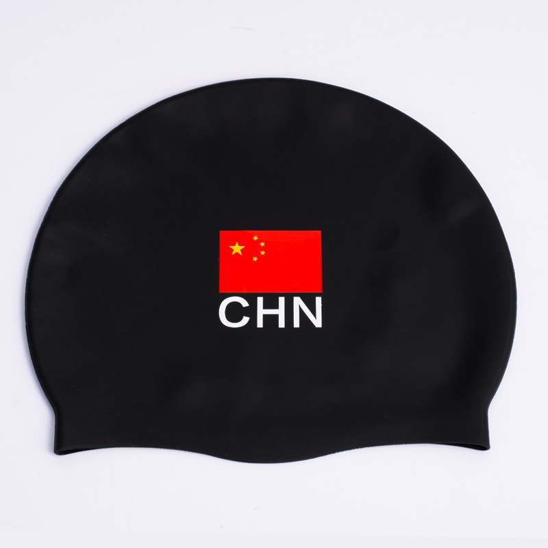 Sinodiving Brand Suitable Seamless Silicone Swimming Cap Fashionable Silicone Bathing Cap with Customized Logo