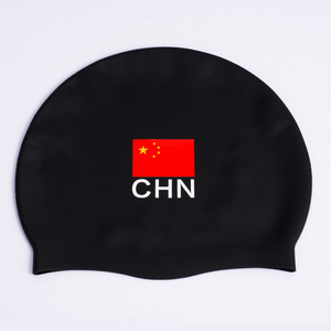 Sinodiving Brand Suitable Seamless Silicone Swimming Cap Fashionable Silicone Bathing Cap with Customized Logo