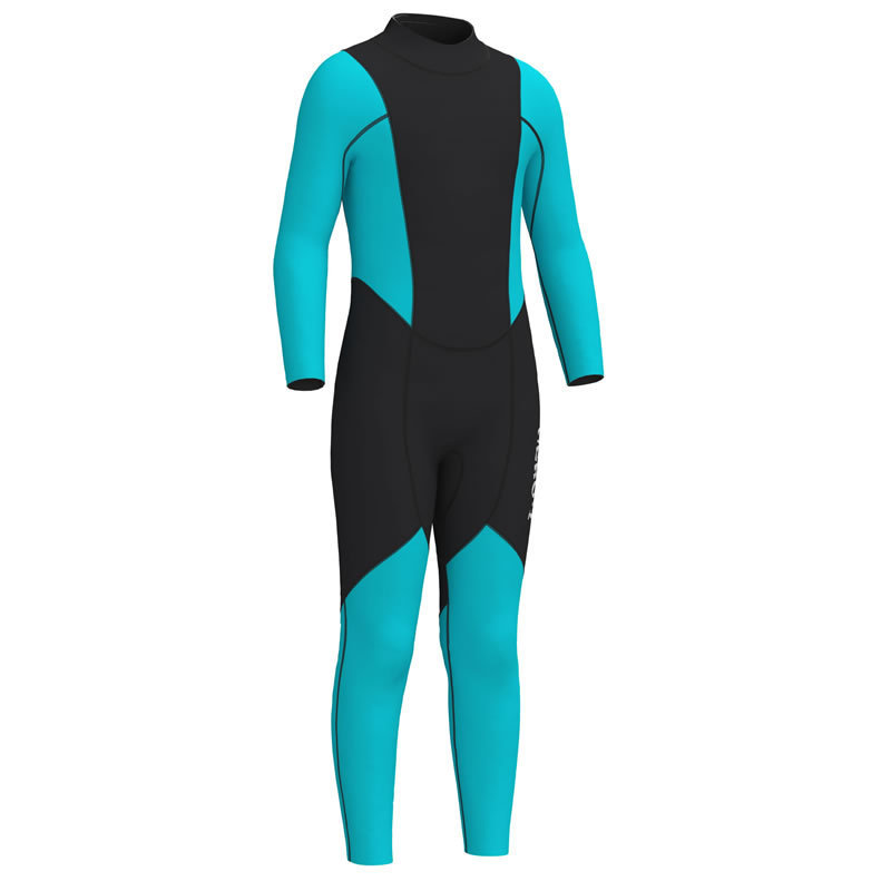 Sinodiving Women Men Neoprene Wetsuits One Piece Long Sleeve Couple Surf Dive Wear Hoodless Back Zip Surfing Scuba Diving Suit