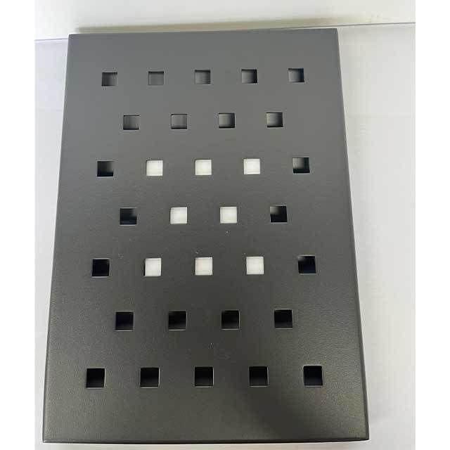 Customized Decorative Black Wall Punched Panel Outdoor Exterio Modeling Compact Punched Aluminum Veneer