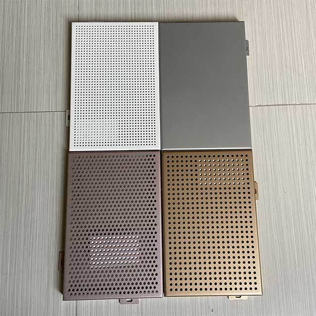 Originally Made In China Decorative Wall Punched Panel Outdoor Exterio Modeling Compact Aluminum Veneer