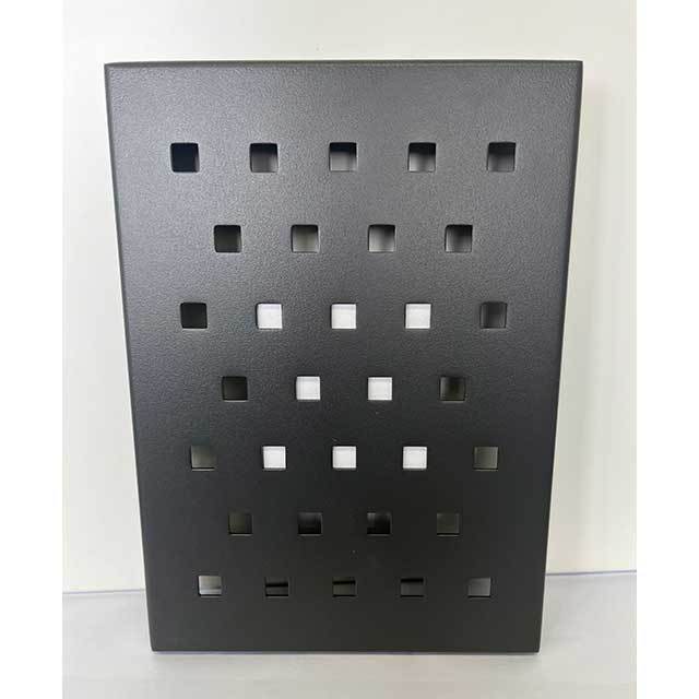 Customized Decorative Black Wall Punched Panel Outdoor Exterio Modeling Compact Punched Aluminum Veneer