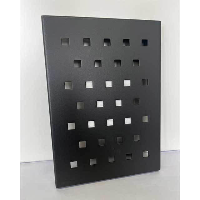 Customized Decorative Black Wall Punched Panel Outdoor Exterio Modeling Compact Punched Aluminum Veneer