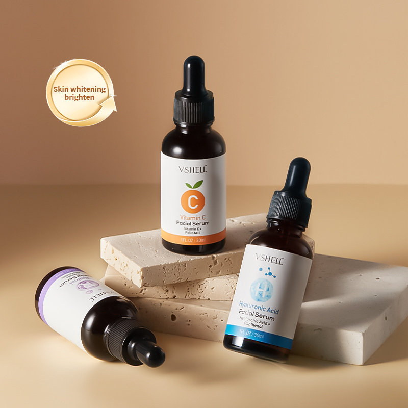 VSHELL Retinol + Vitamin C + Hyaluronic Acid Concentrated Drops Ampoule Serum