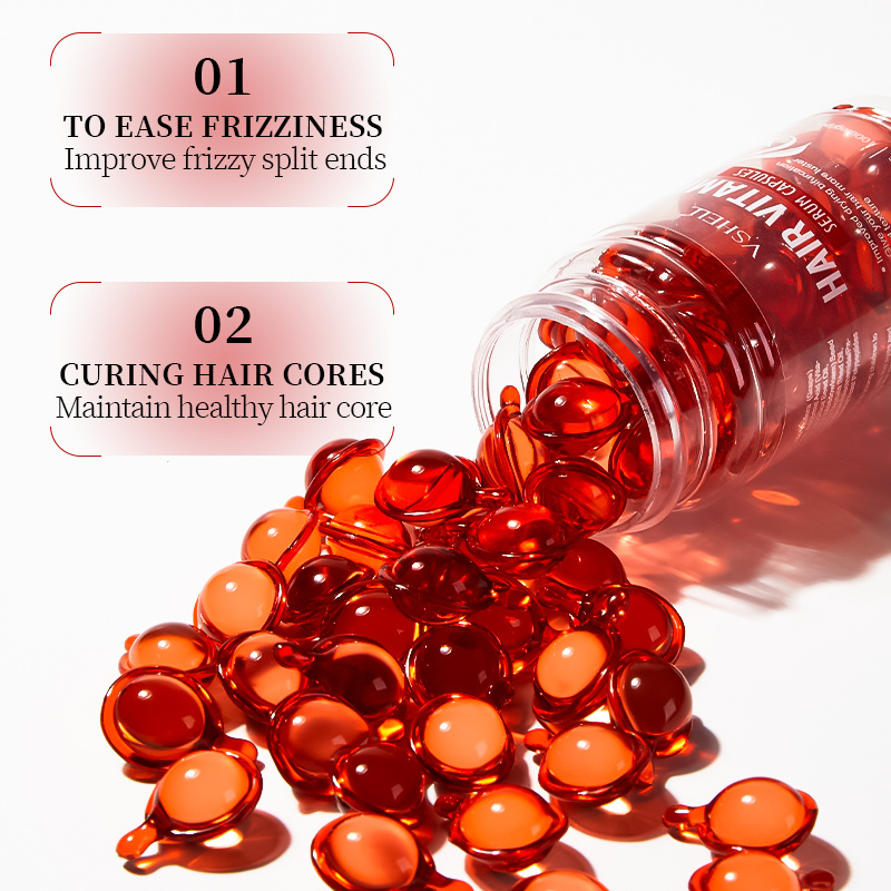 wholesale Moroccan hair care essential oil capsules hair treatment, hair dry and short-tempered authentic.