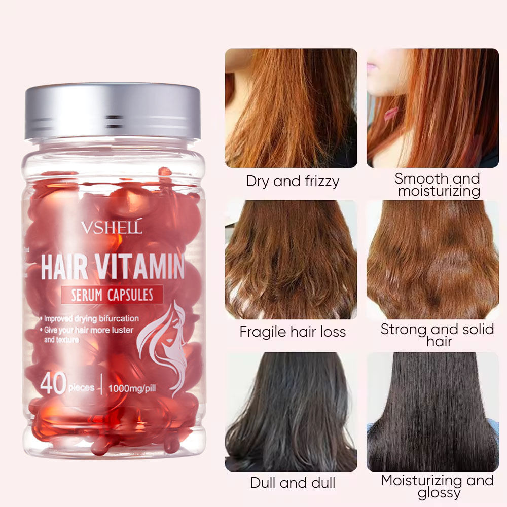 wholesale Moroccan hair care essential oil capsules hair treatment, hair dry and short-tempered authentic.