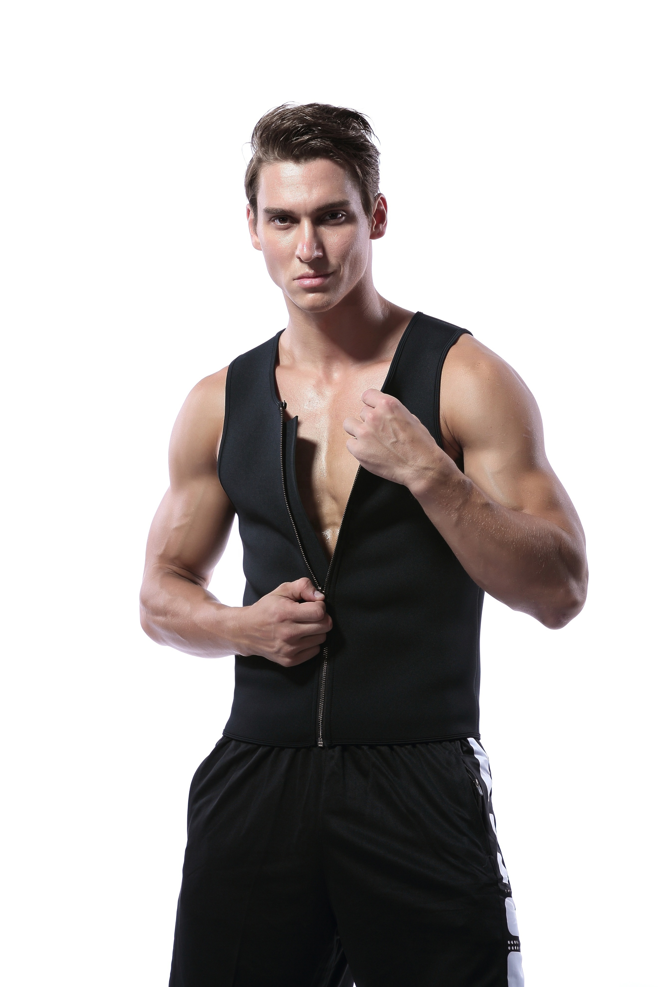 Men's Body Shaping Vest Tummy Control Slim Fit Compression Shirt Men's Slim Fit Shaping Vest